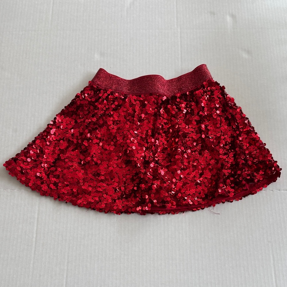 Red Sequin Child’s Size 5 Skirt